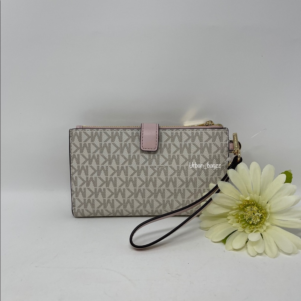 Michael Kors JST Large Double Zip Wristlet - Picture 4 of 8